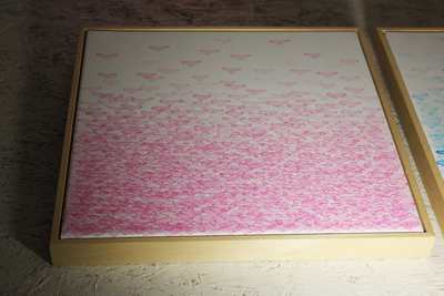 valentina colella artista- pittura rosa- pink paint- pink flights- valentina colella investire in arte - quotazioni di mercato valentina colella